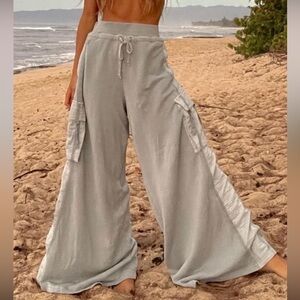 Free people play off wide leg pants